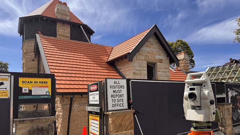 Residential survey — Mosman sandstone heritage rebuild